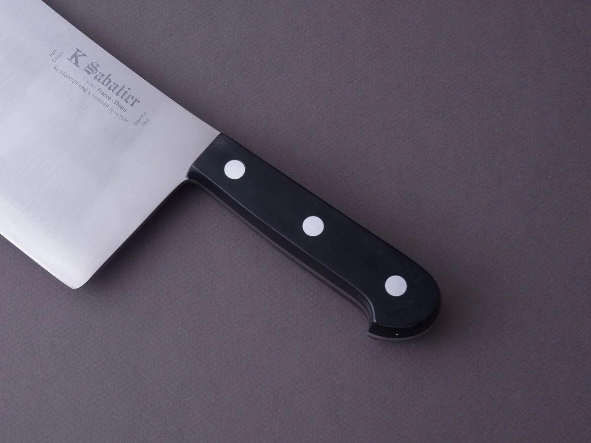K Sabatier - Authentique - Stainless - Meat Cleaver - 7" - Western Handle - Image 3