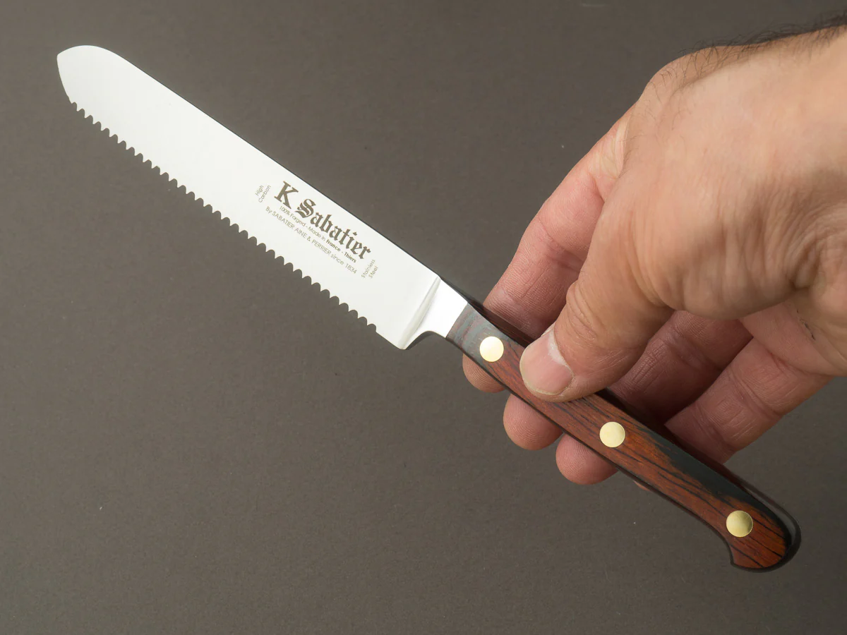 K Sabatier - Auvergne - Stainless - 5" Tomato Knife - Western Handle - Image 5