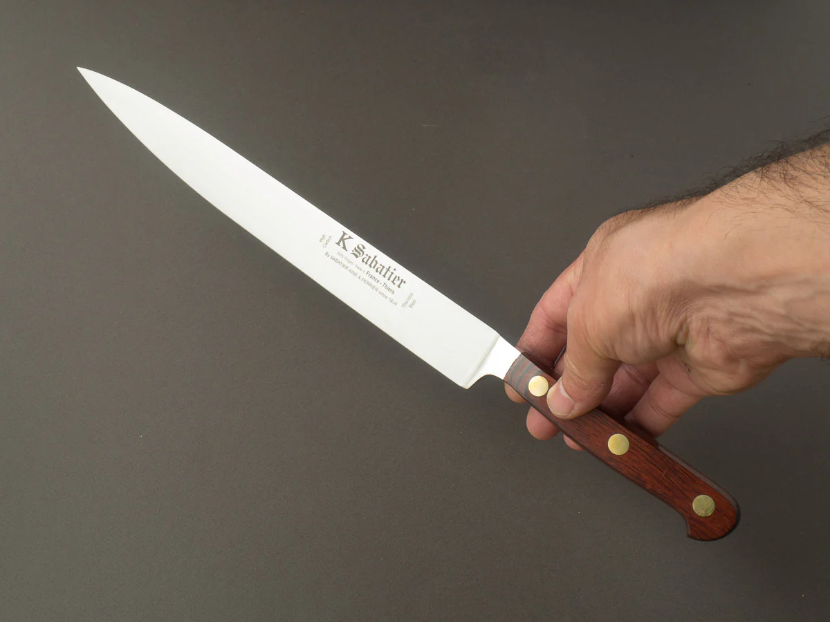 K Sabatier - Auvergne - Stainless - 10" Slicer - Western Handle - Image 5