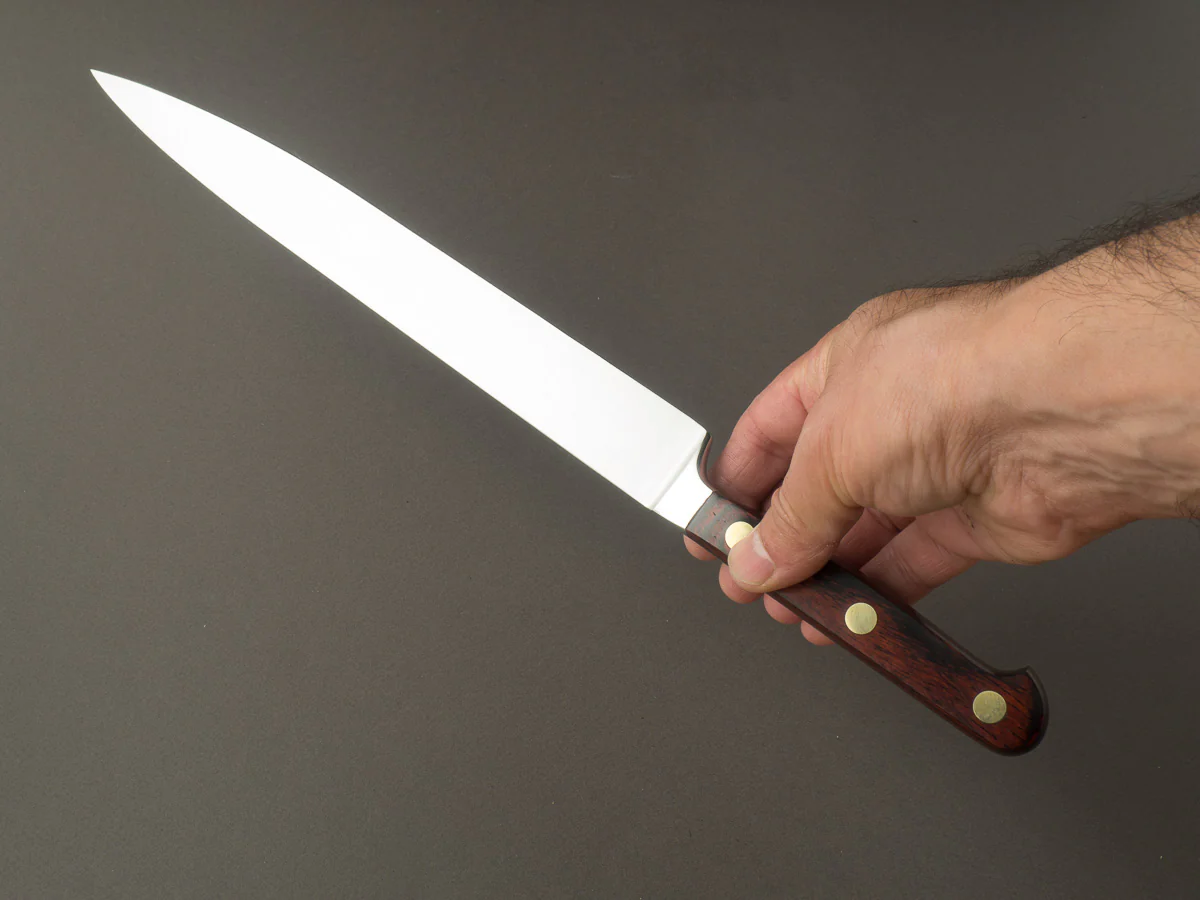K Sabatier - Auvergne - Stainless - 10" Slicer - Western Handle - Image 6