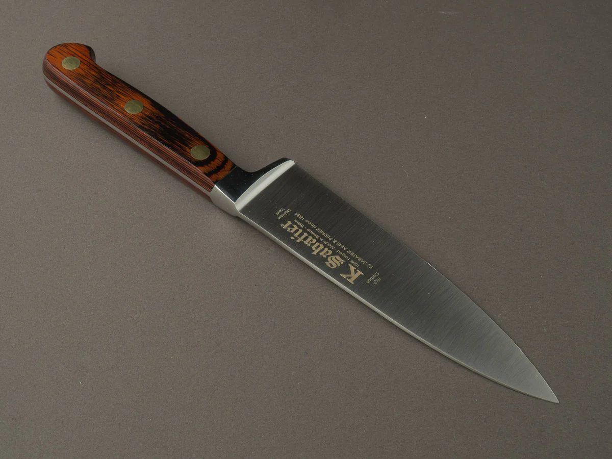K Sabatier - Auvergne - Stainless - 6" Chef Knife - Western Handle