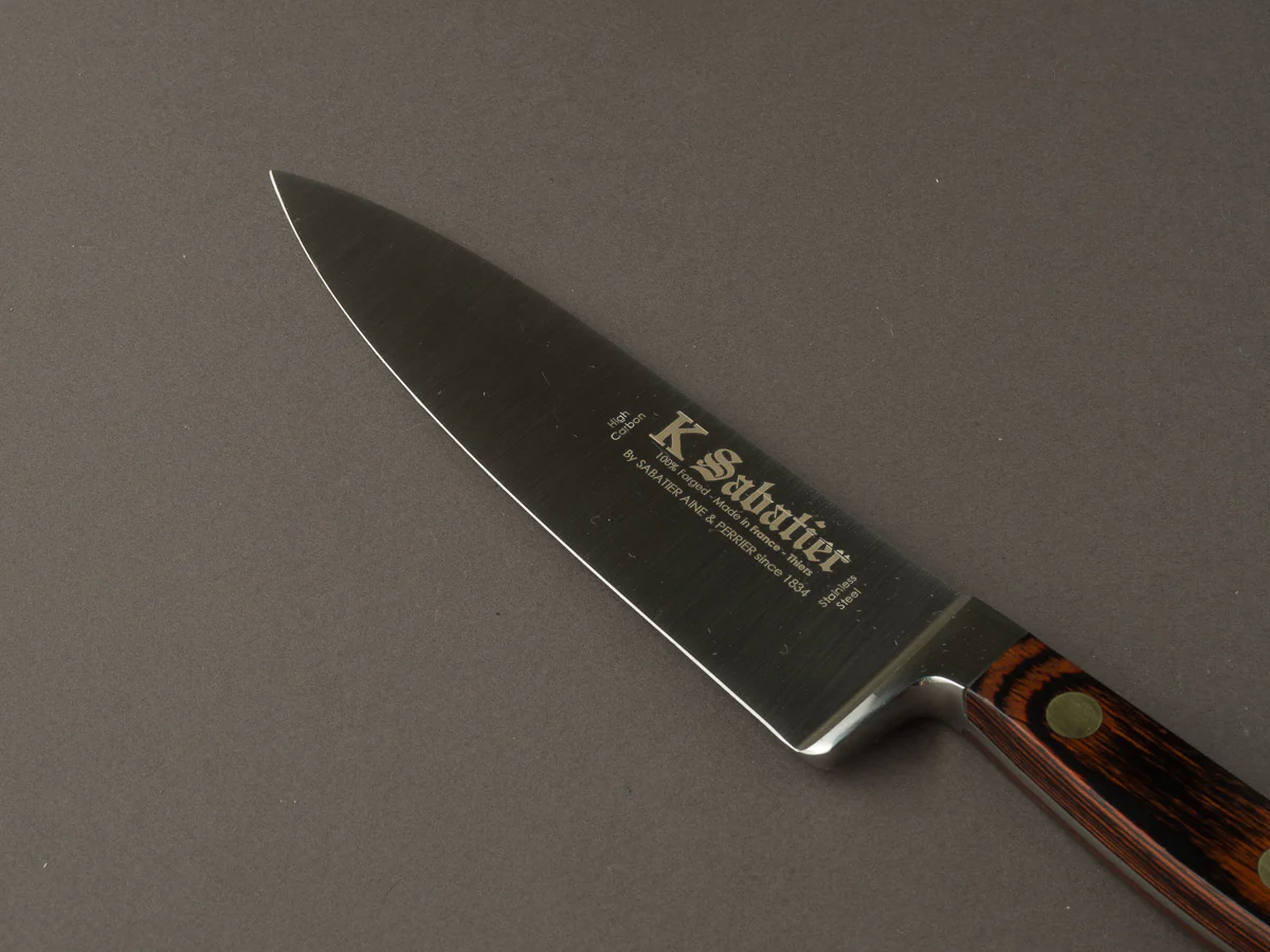 K Sabatier - Auvergne - Stainless - 6" Chef Knife - Western Handle - Image 2