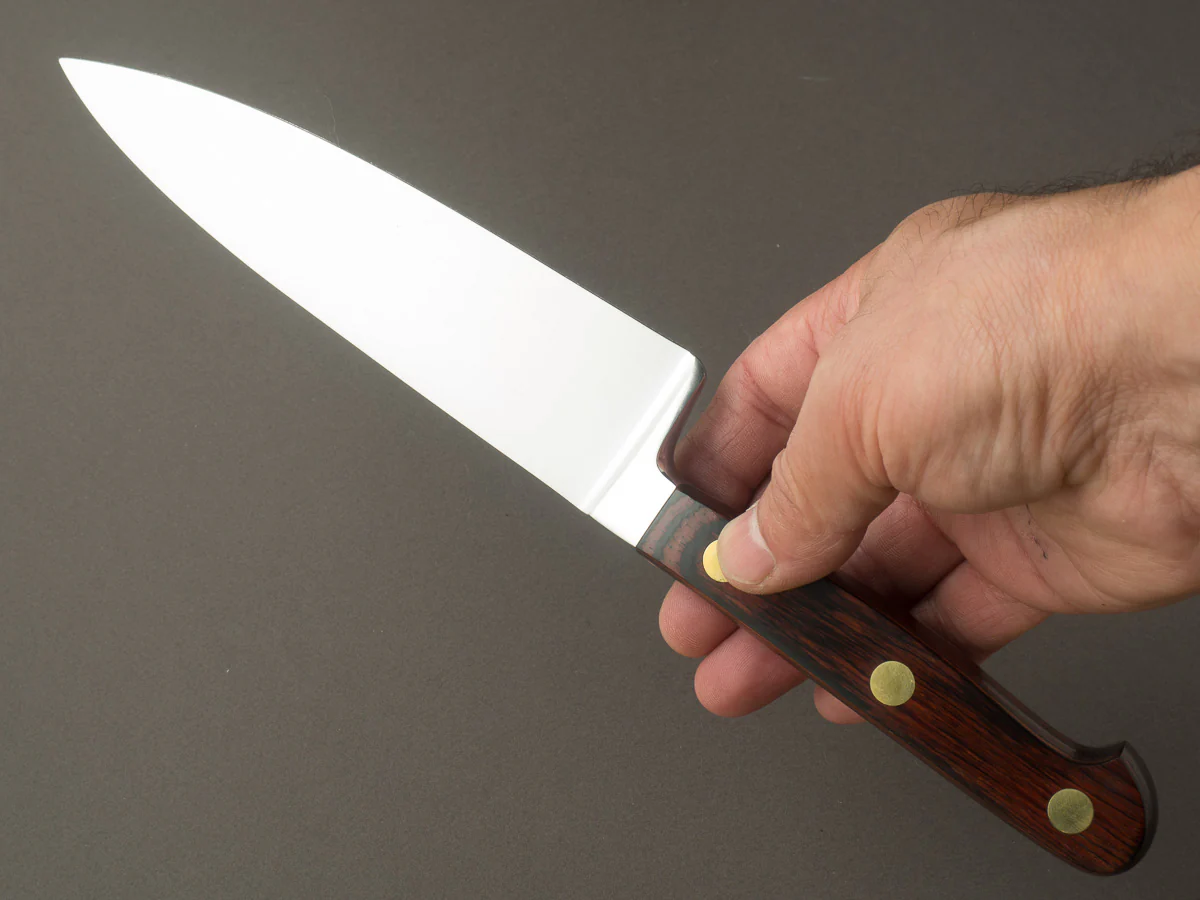 K Sabatier - Auvergne - Stainless - 6" Chef Knife - Western Handle - Image 6