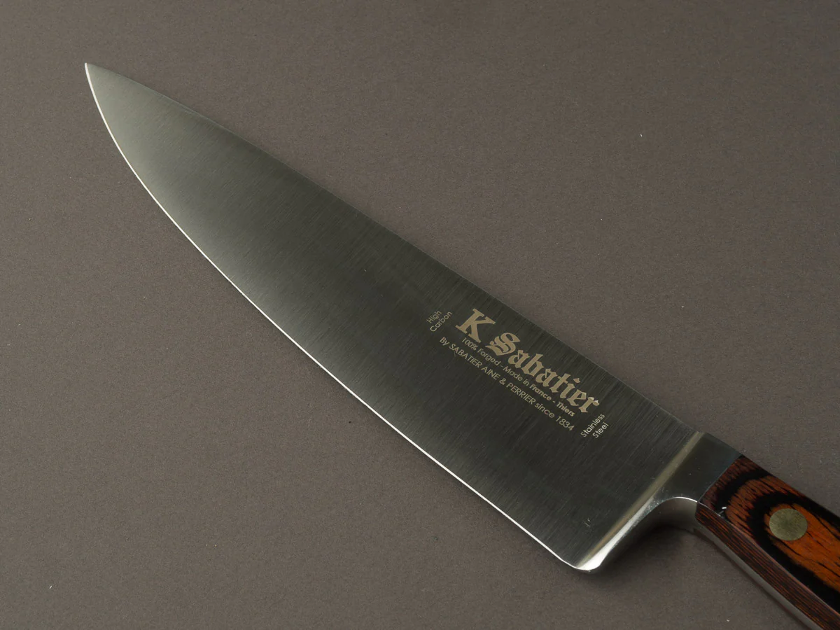 K Sabatier - Auvergne - Stainless - 8" Chef Knife - Western Handle - Image 2