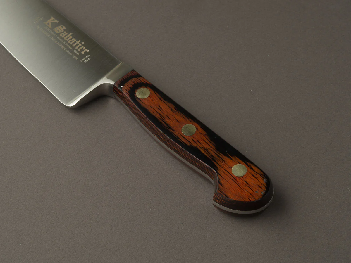K Sabatier - Auvergne - Stainless - 8" Chef Knife - Western Handle - Image 4