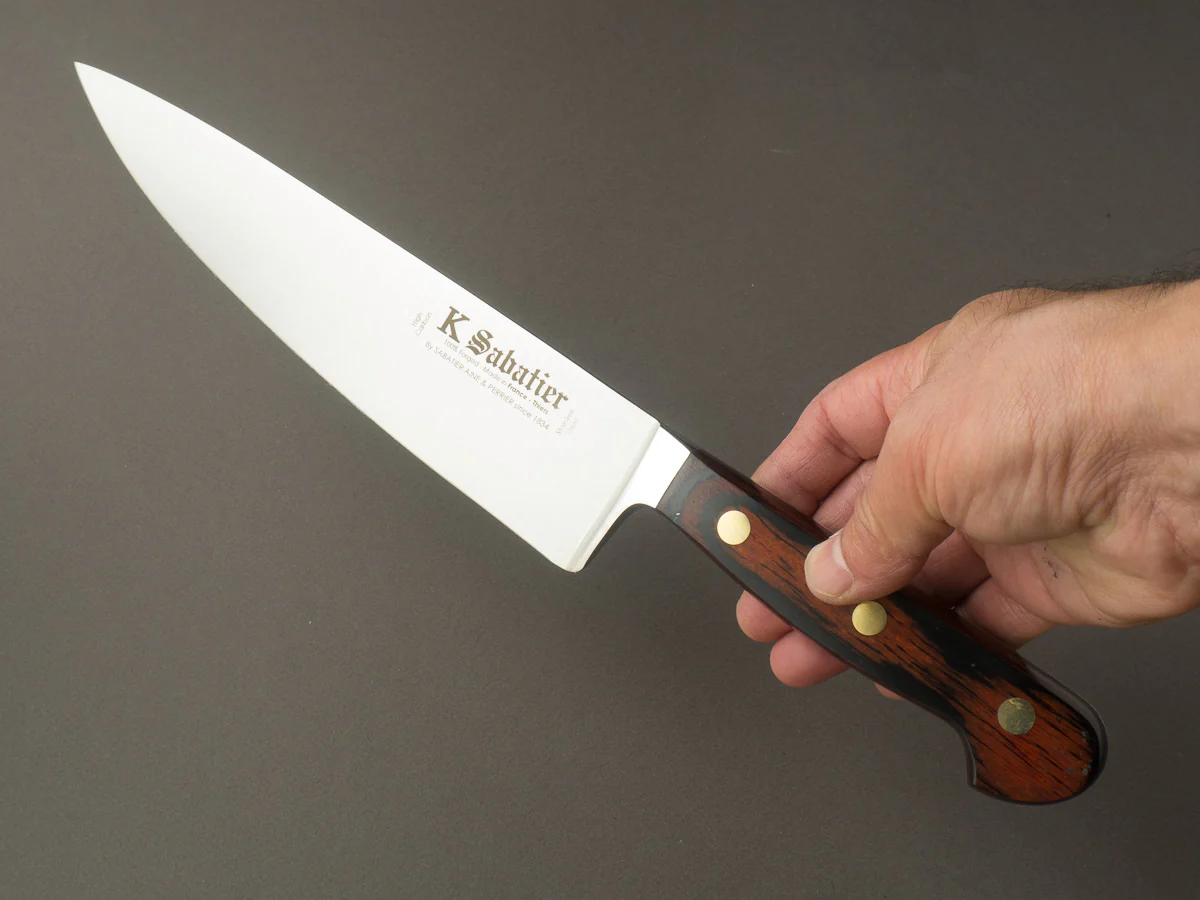K Sabatier - Auvergne - Stainless - 8" Chef Knife - Western Handle - Image 5