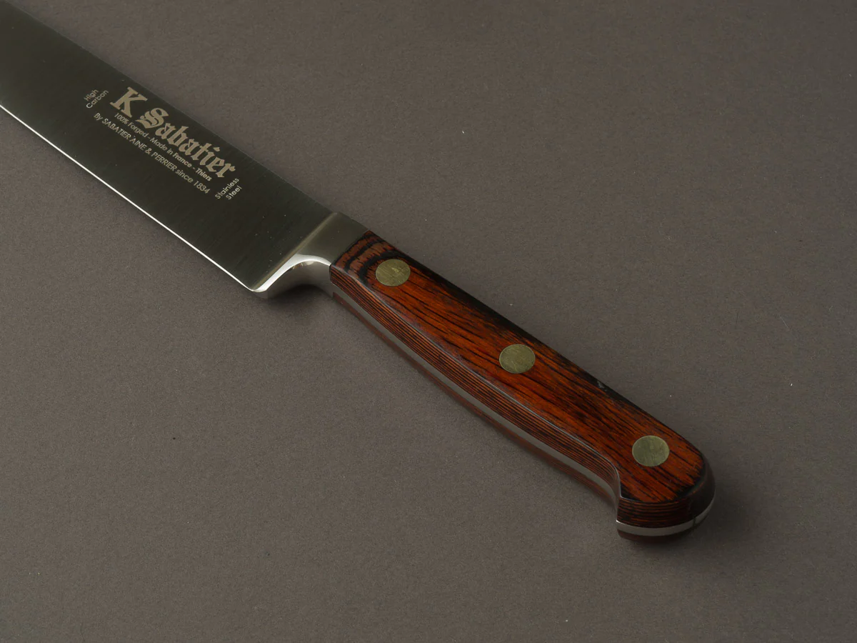 K Sabatier - Auvergne - Stainless - 8" Slicer - Western Handle - Image 4