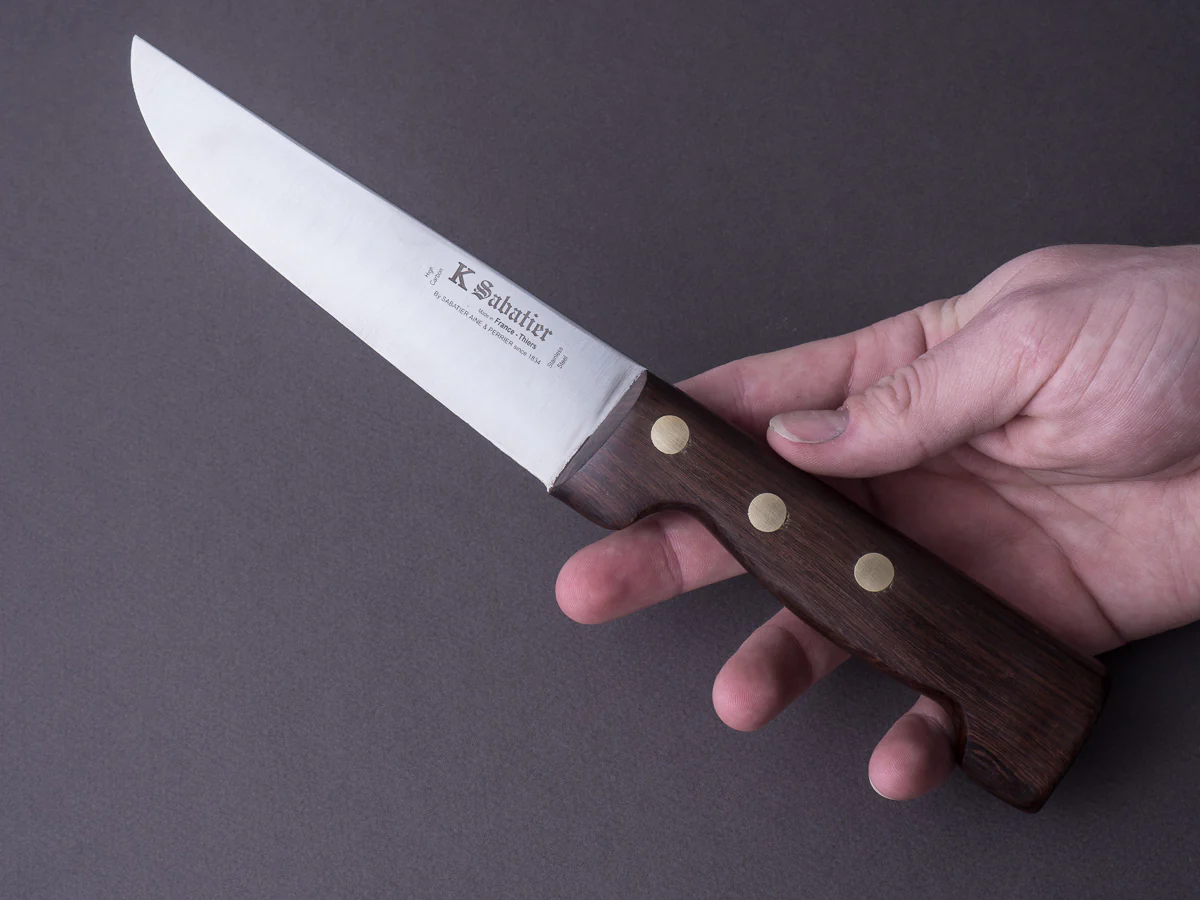 K Sabatier - Old Butcher - 6.5" Butcher - Rosewood Handle - Image 6