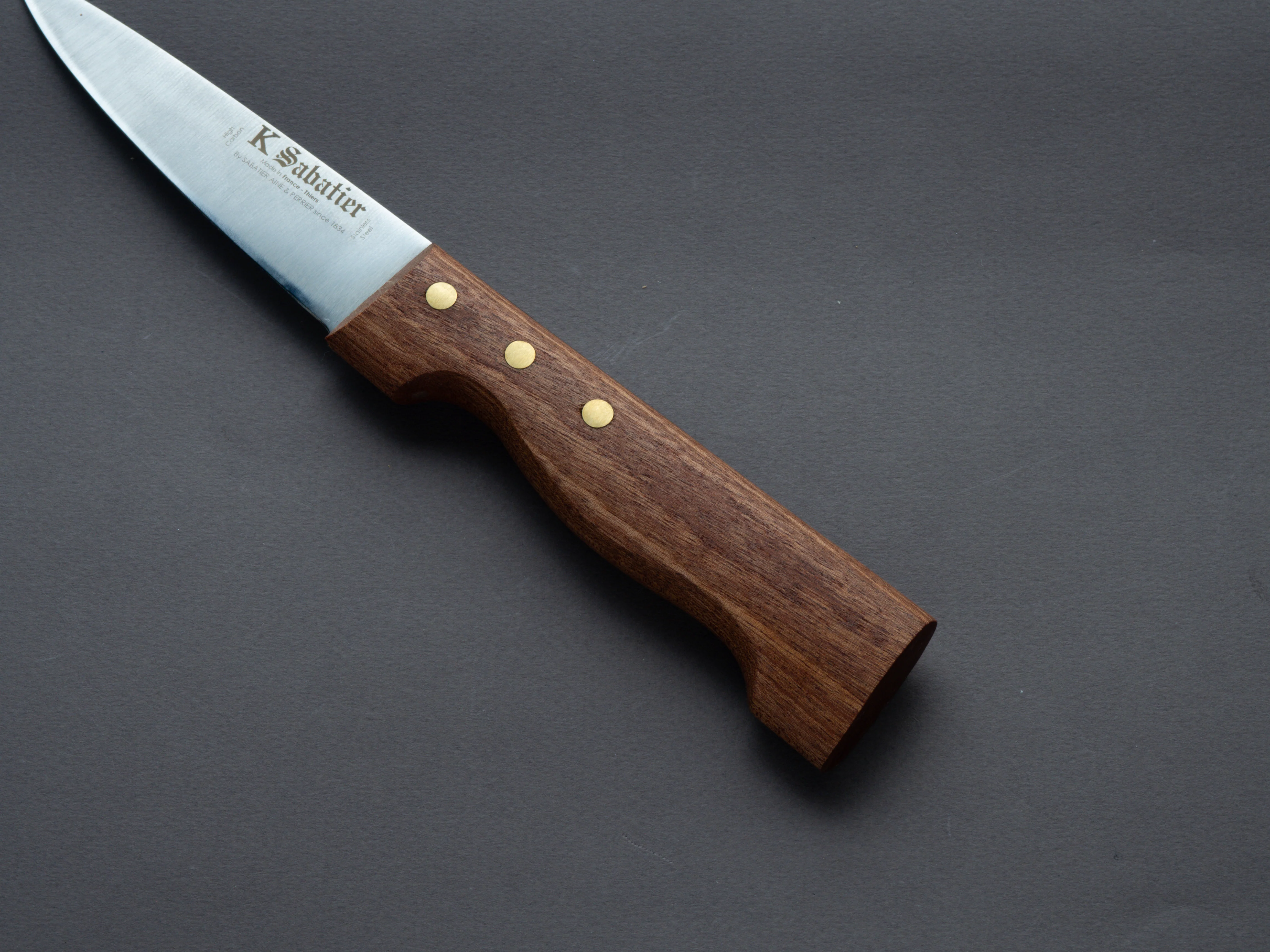 K Sabatier - Old Butcher - 4.5" Saigner Butcher - Rosewood Handle - Image 5