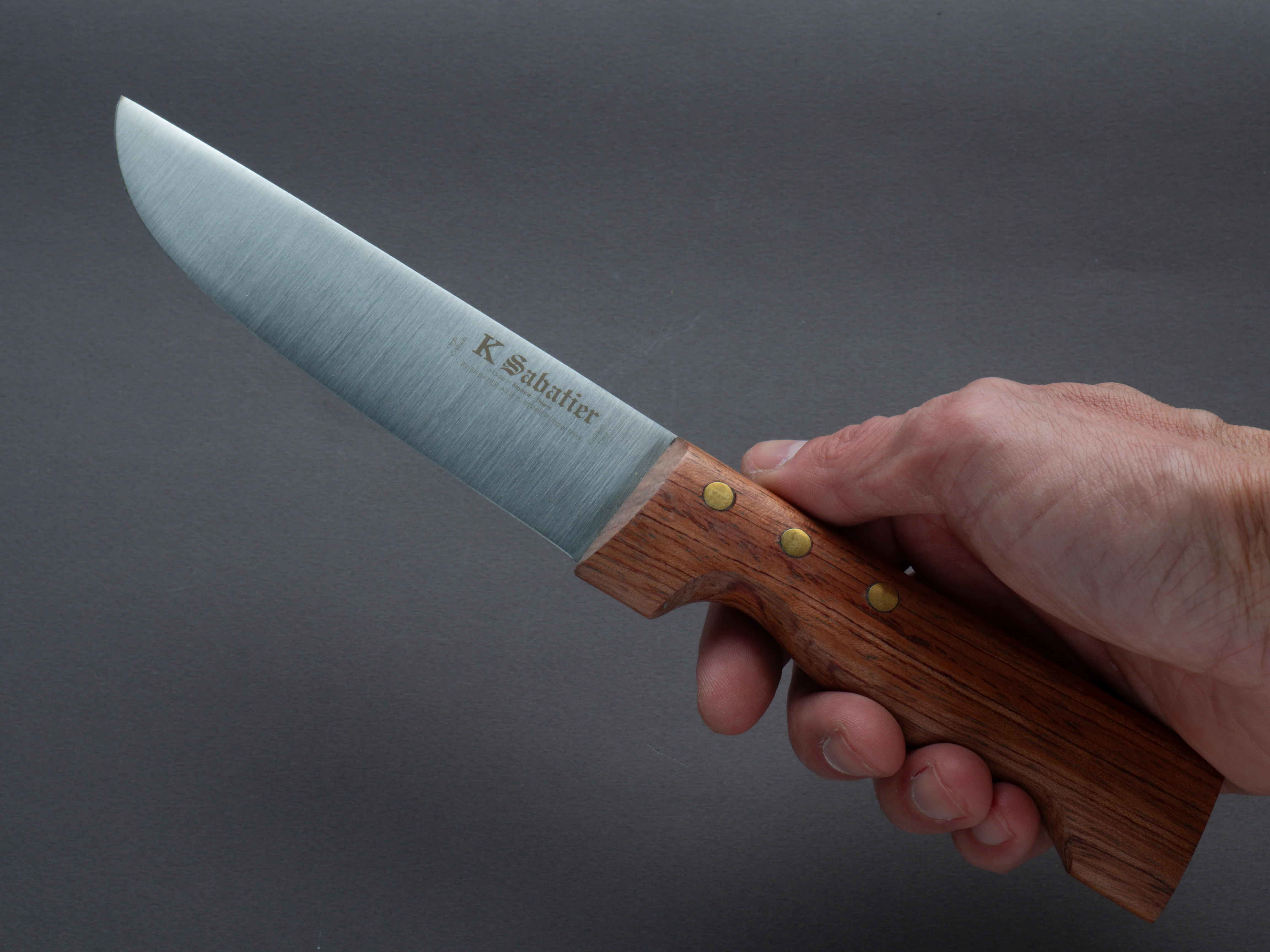 K Sabatier - Old Butcher - 5.5" Butcher - Rosewood Handle - Image 6