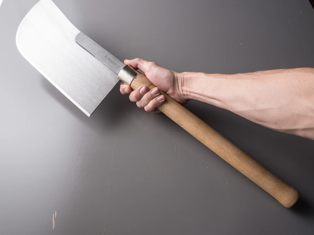 K Sabatier - Pig's Gargot - Carbon - 2 Handed - Boxwood Handle - Image 7