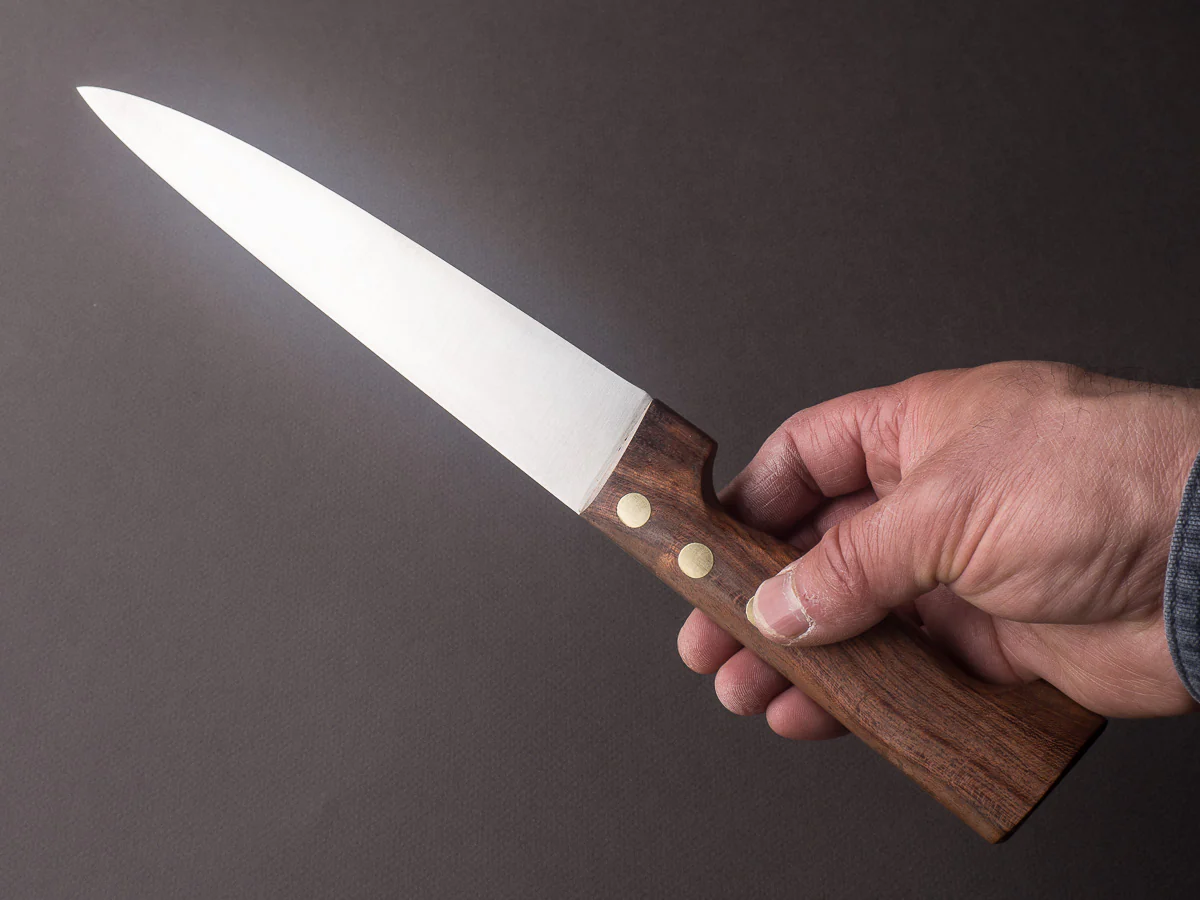 K Sabatier - Old Butcher - 8.5" Saigner Butcher - Rosewood Handle - Image 6