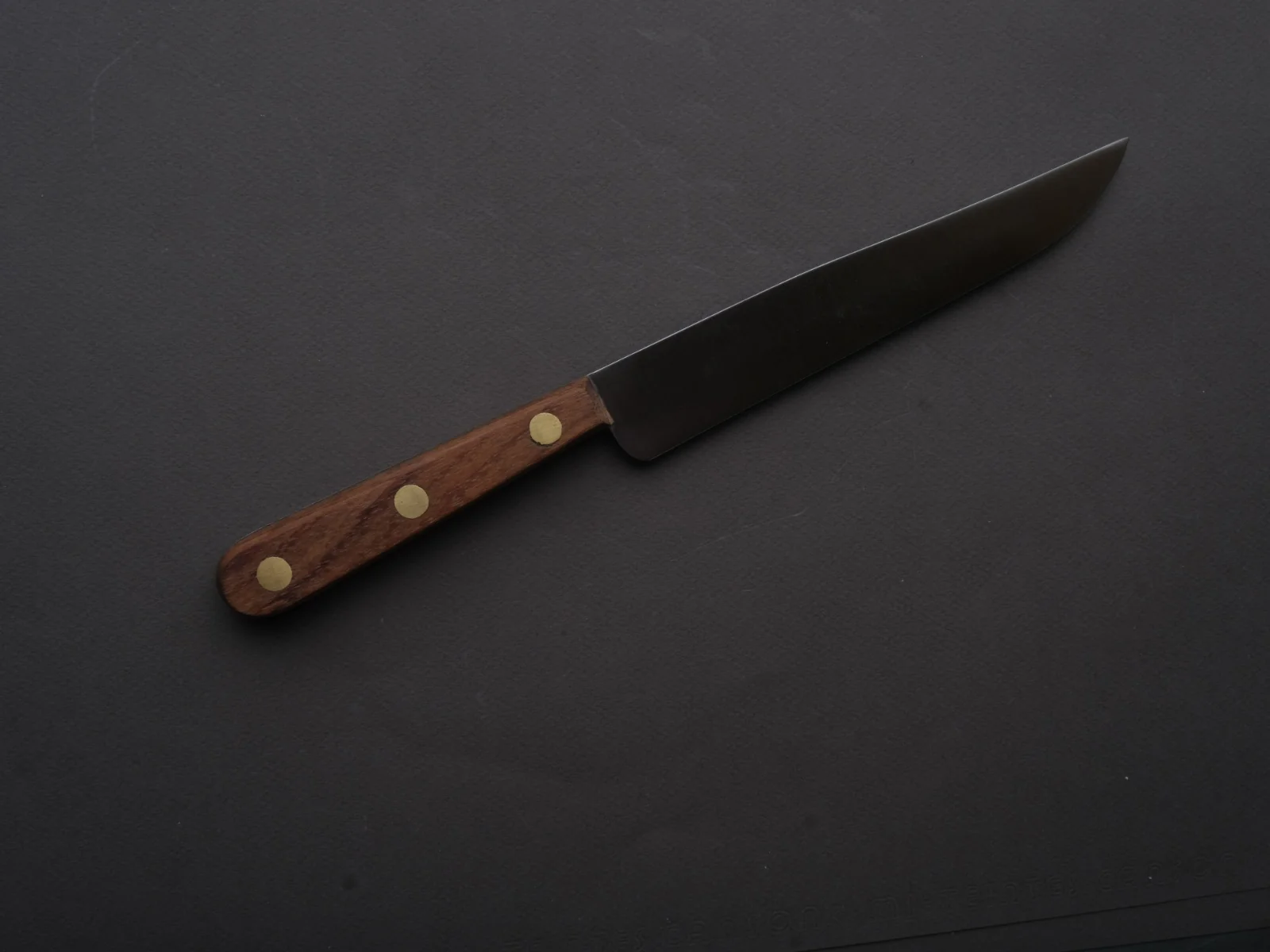 K Sabatier - Antique - Stainless - Carving - 7" - Wood Western - Image 3
