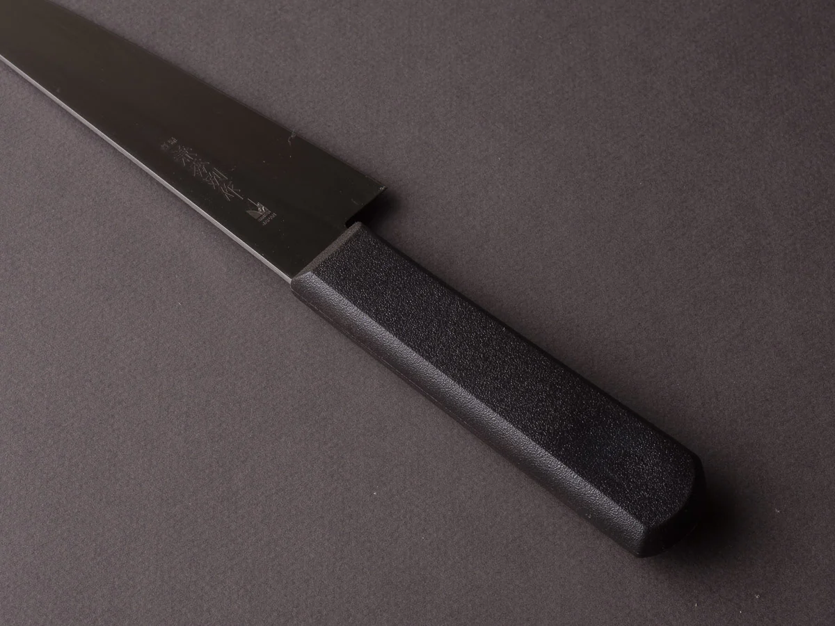 Kanehide - Bessaku - Stainless - 180mm - Honesuki Kaku - Elastomer Handle - Image 4