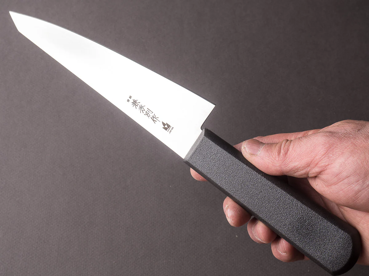 Kanehide - Bessaku - Stainless - 180mm - Honesuki Kaku - Elastomer Handle - Image 5
