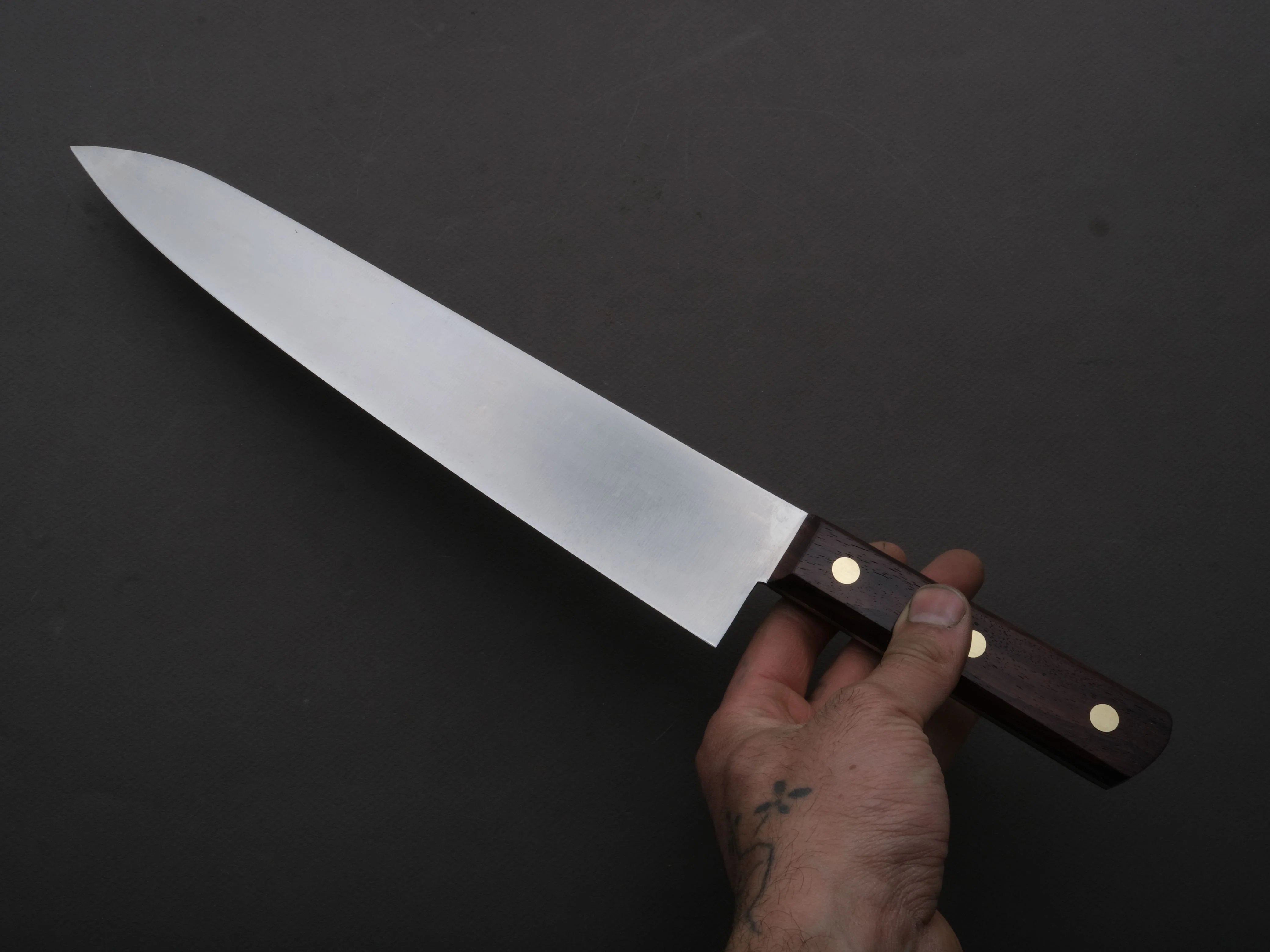 Kanehide - Bessaku - Hirakiri - Gyuto - 270mm - Rosewood Handle - Image 4
