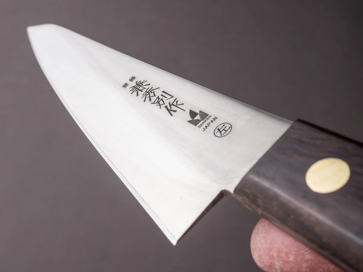Kanehide - Bessaku - Stainless - Left-Handed - 150mm Honesuki Kaku - Western Handle - Image 10