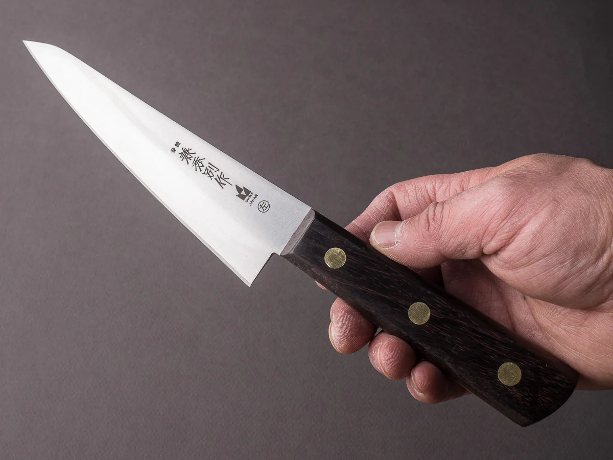 Kanehide - Bessaku - Stainless - Left-Handed - 150mm Honesuki Kaku - Western Handle - Image 5