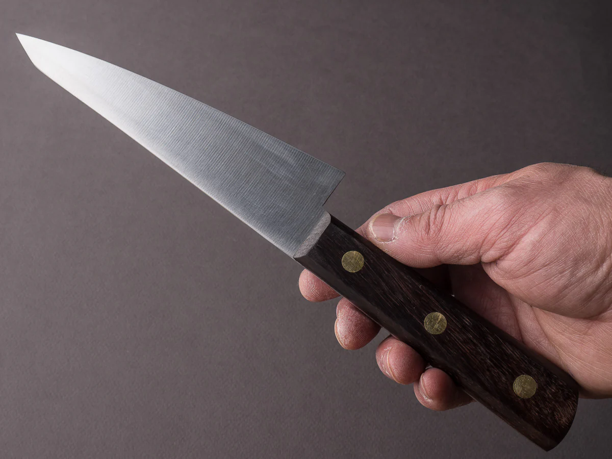 Kanehide - Bessaku - Stainless - Left-Handed - 150mm Honesuki Kaku - Western Handle - Image 6