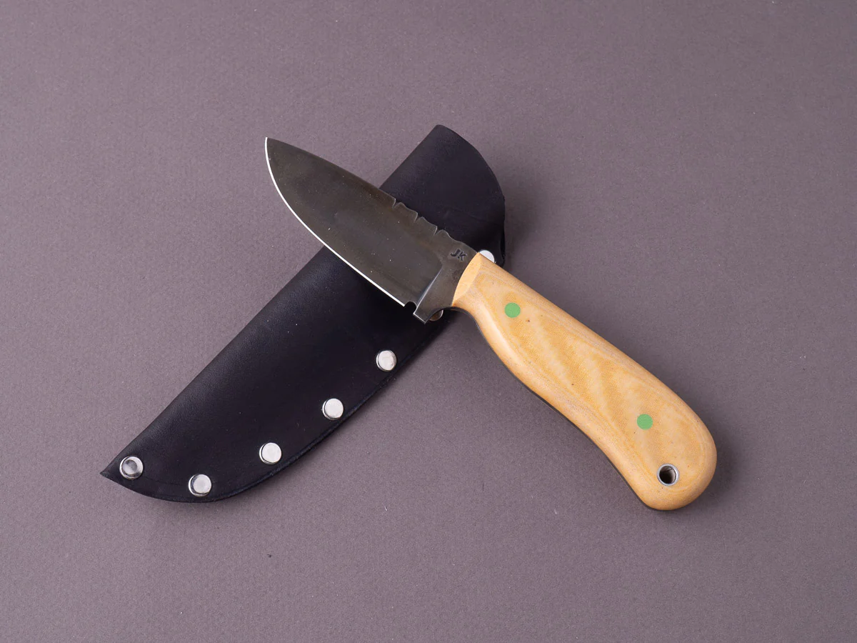 Jordan Kepler - Fixed Blade - 80CRV2 - Ridge Runner - Micarta & G10 Handle
