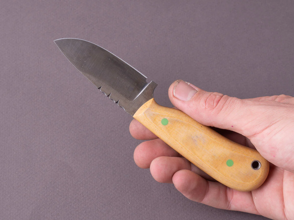 Jordan Kepler - Fixed Blade - 80CRV2 - Ridge Runner - Micarta & G10 Handle - Image 5