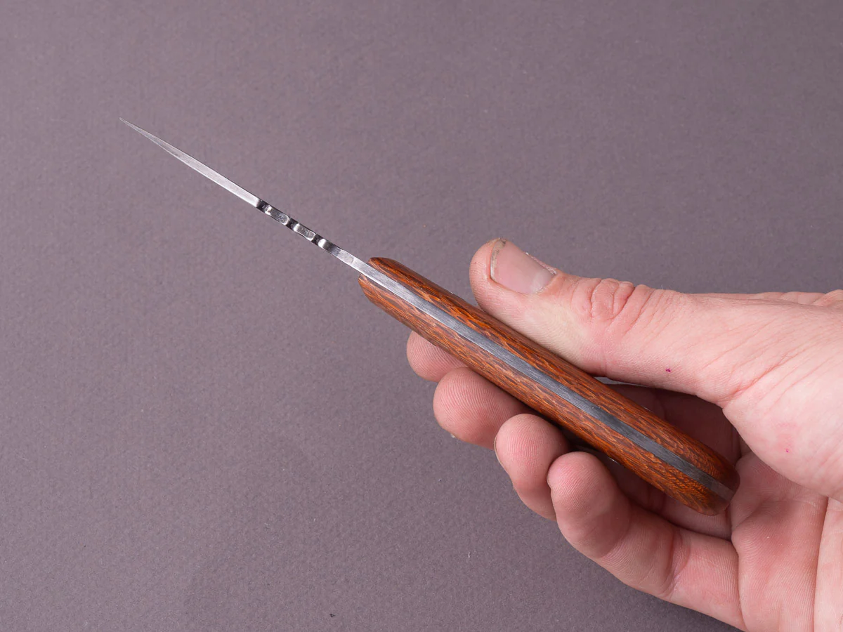 Jordan Kepler - Fixed Blade - 80CRV2 - Ridge Runner - Lacewood Handle - Image 6