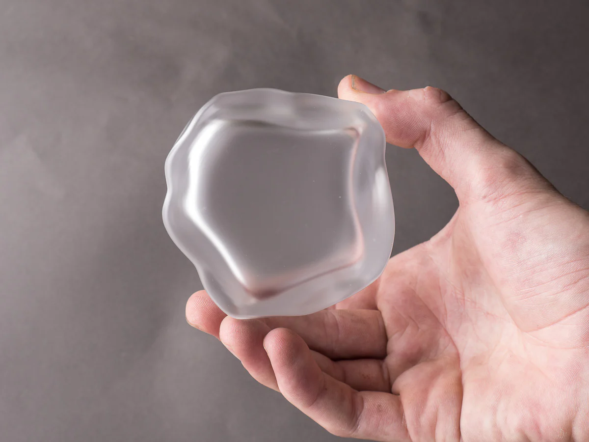 Kimura Glass - Crumple - 10oz - Old Fashioned - Frosted - Image 4