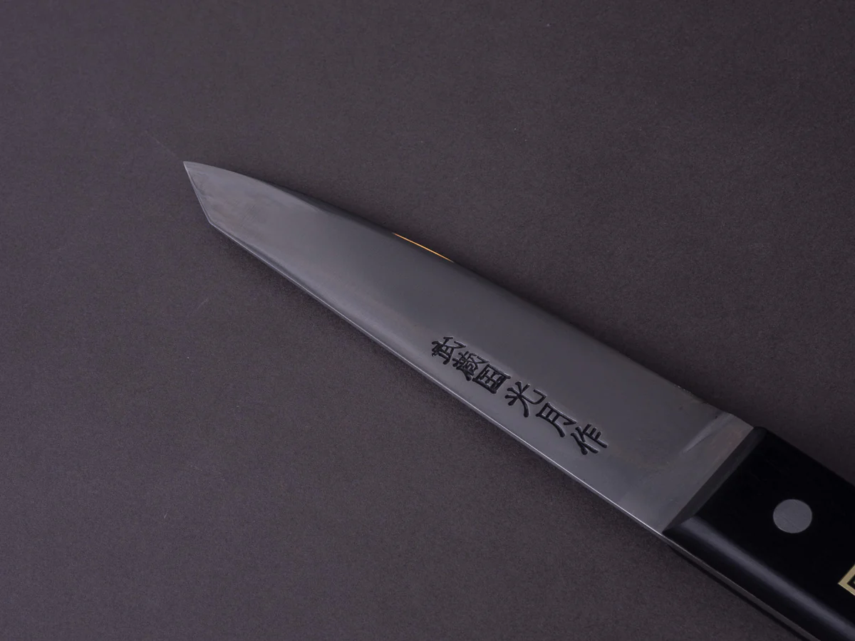 Goko Hamono - Kogetsu - Carbon - 150mm Honesuki Maru - Pakka Western Handle - Image 3