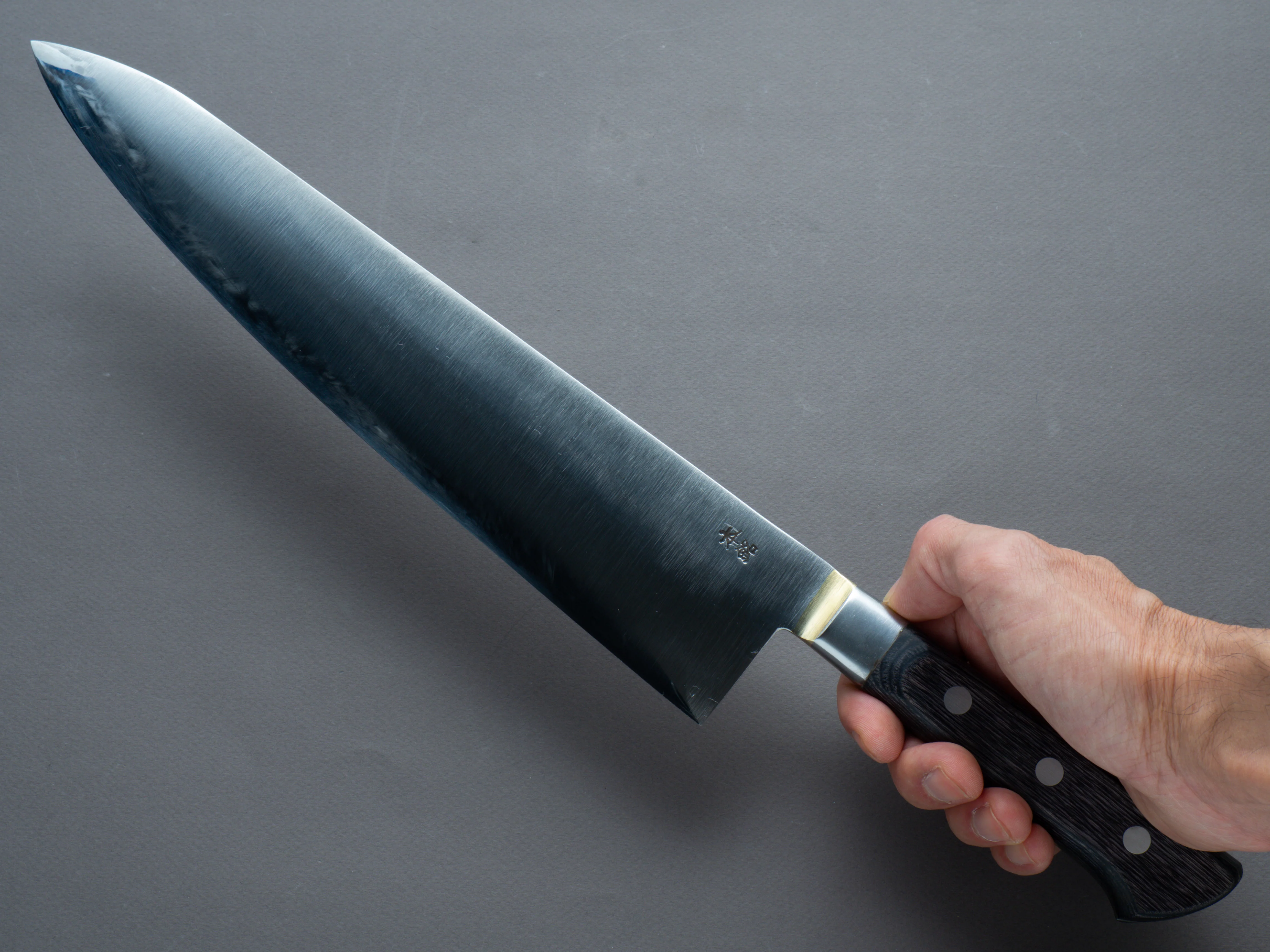 Goko Hamono - Kogetsu - Mono SK - Gyuto - 300mm - Western Handle - Image 6