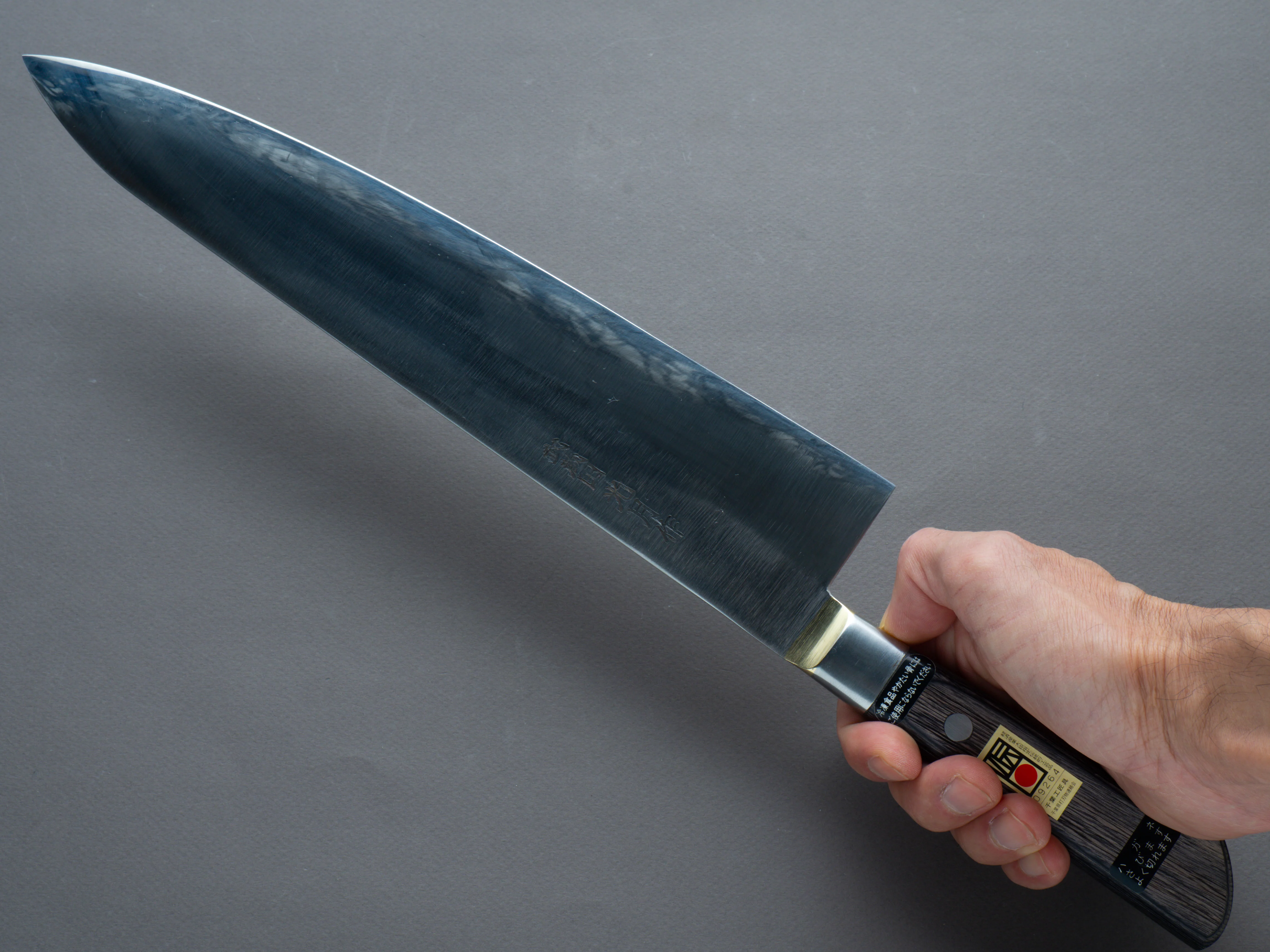 Goko Hamono - Kogetsu - Mono SK - Gyuto - 300mm - Western Handle - Image 7