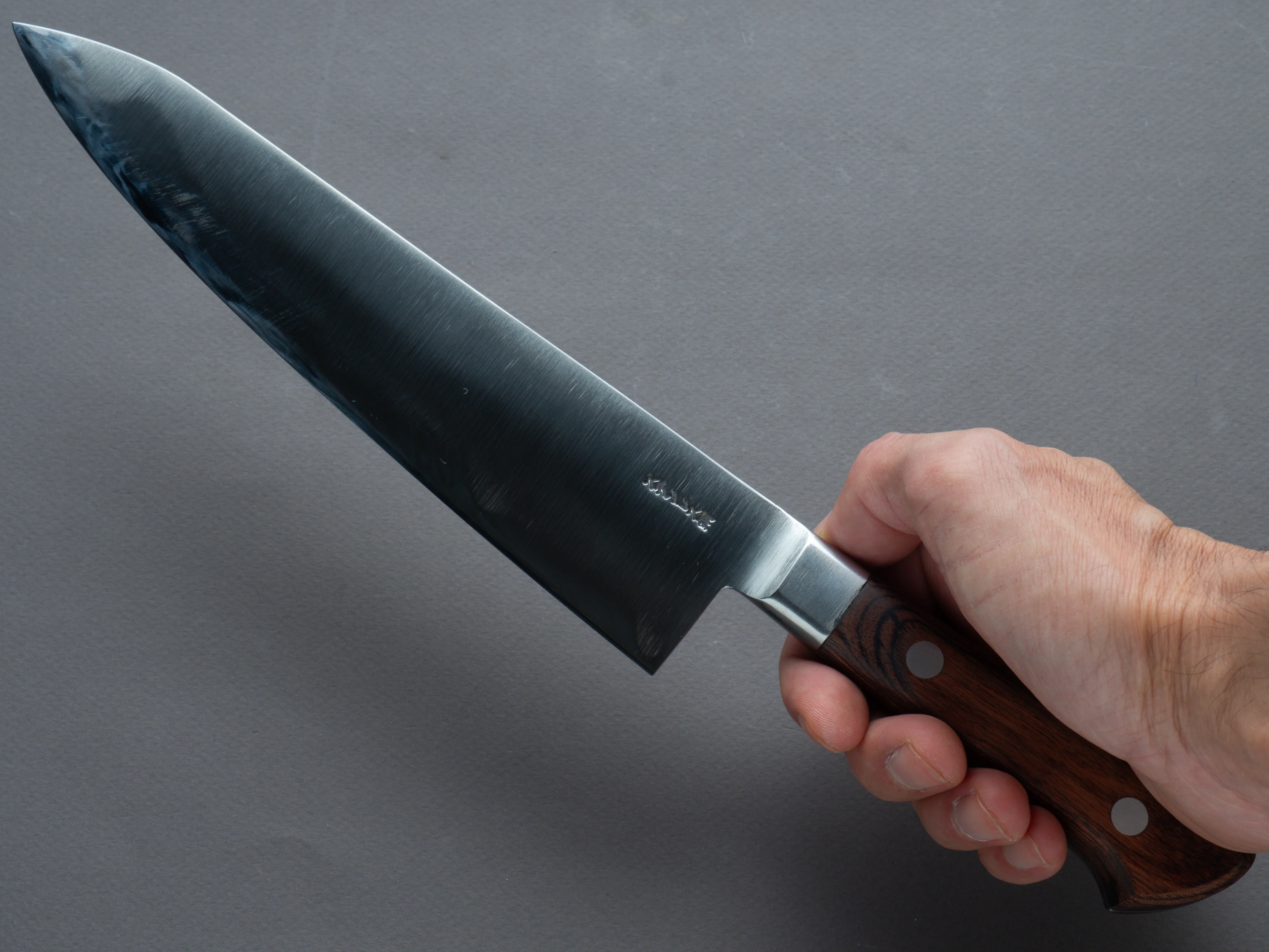 Goko Hamono - Kogetsu - Mandai - Stainless - Gyuto 210mm - Western Handle - Image 6