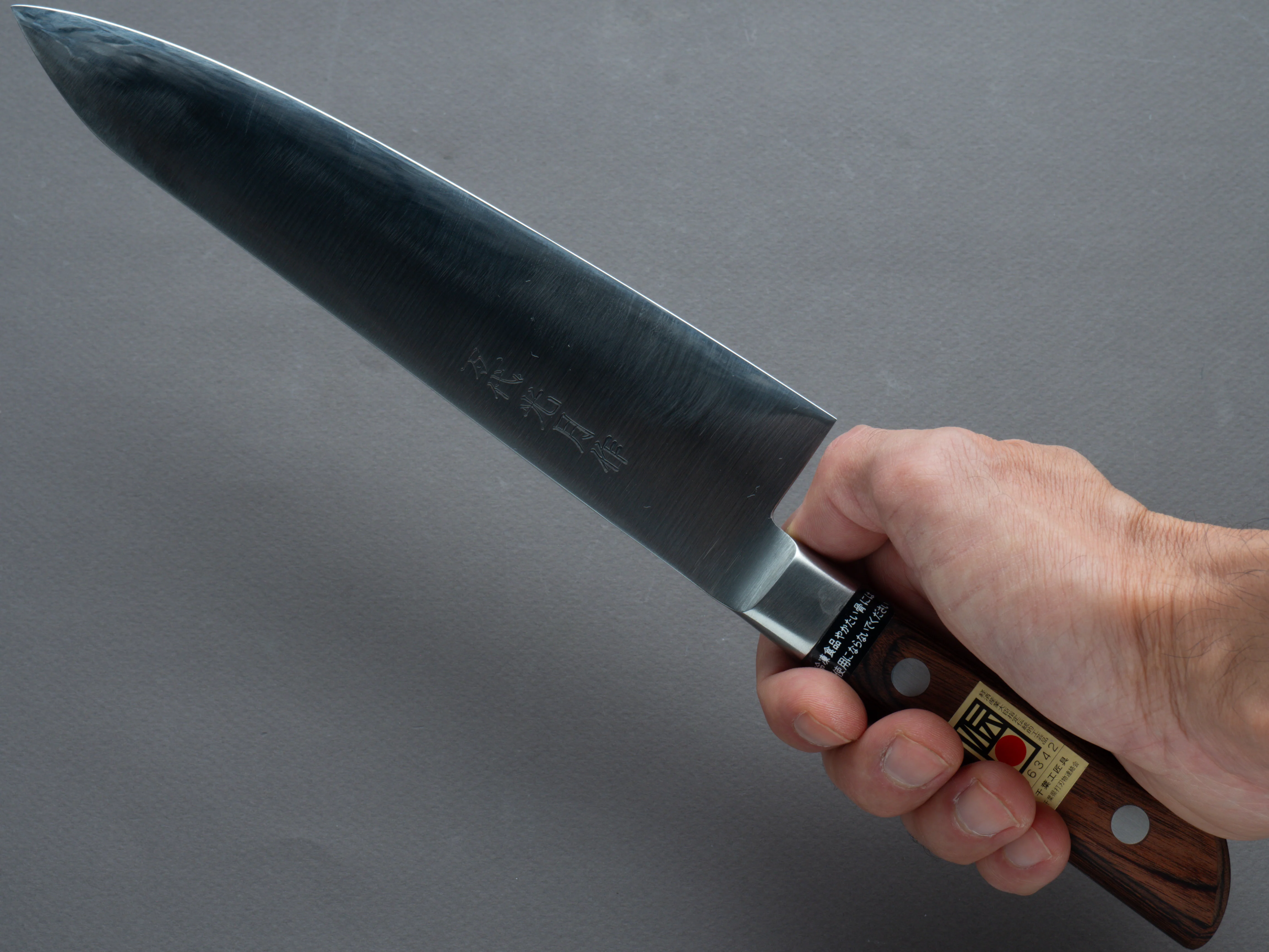 Goko Hamono - Kogetsu - Mandai - Stainless - Gyuto 210mm - Western Handle - Image 7