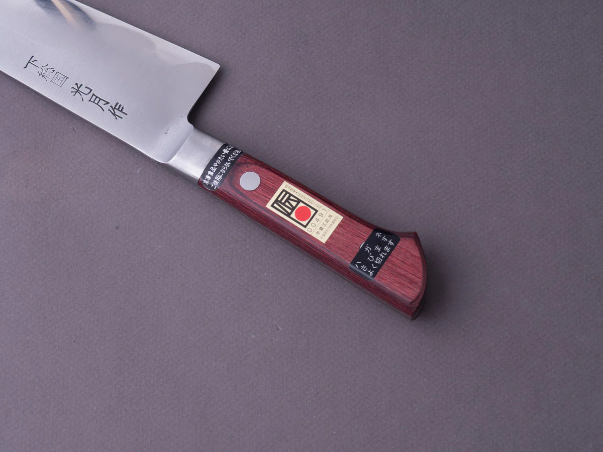 Goko Hamono - Kogetsu - Mono White #1 - 210mm Gyuto - Western Handle - Image 3