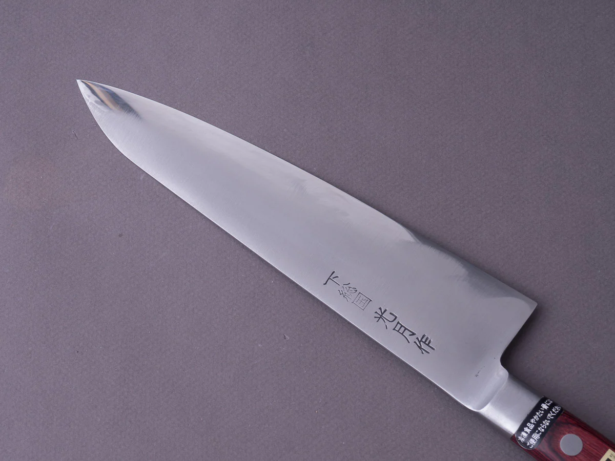 Goko Hamono - Kogetsu - Mono White #1 - 210mm Gyuto - Western Handle - Image 4