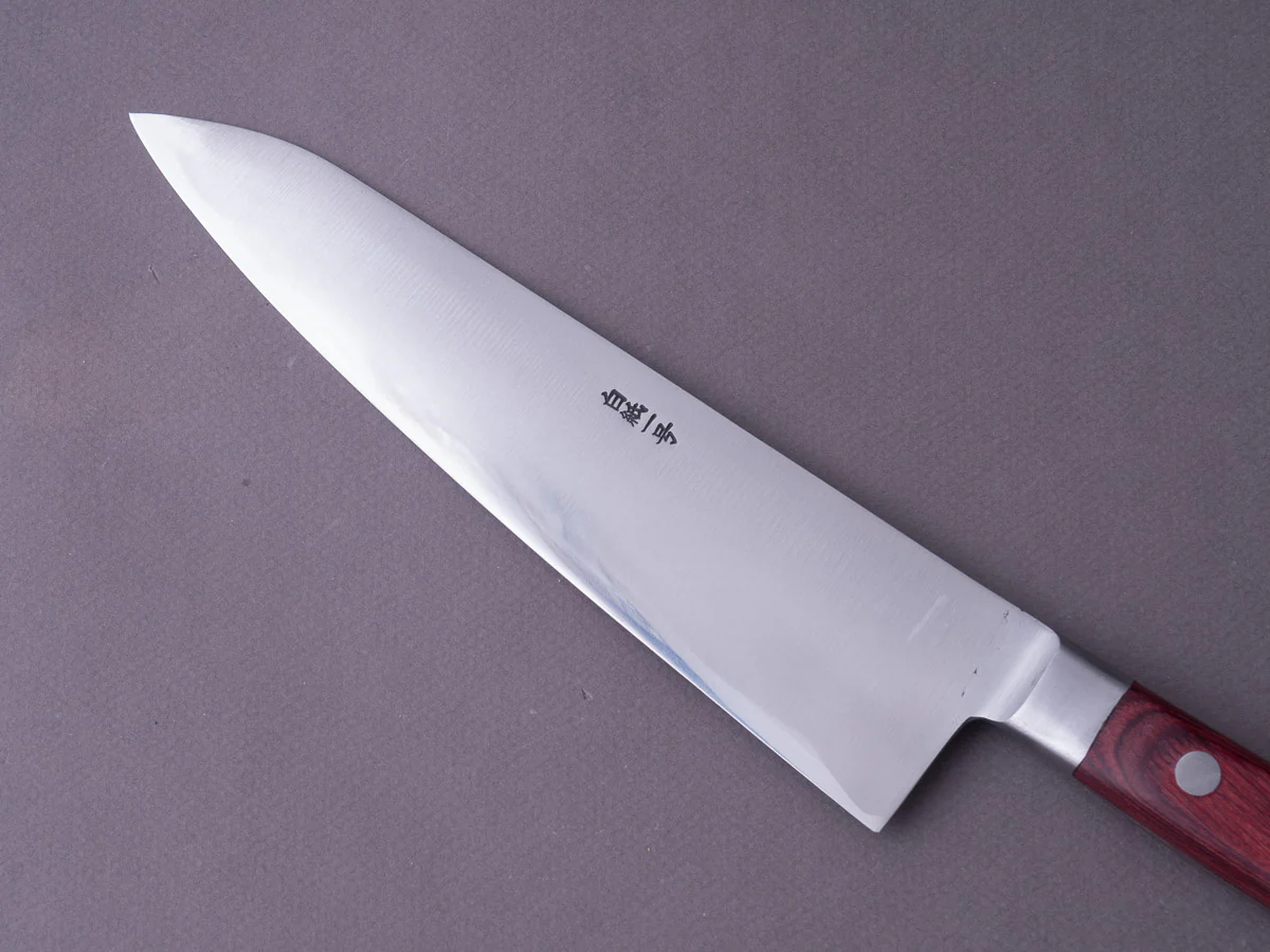 Goko Hamono - Kogetsu - Mono White #1 - 210mm Gyuto - Western Handle - Image 5