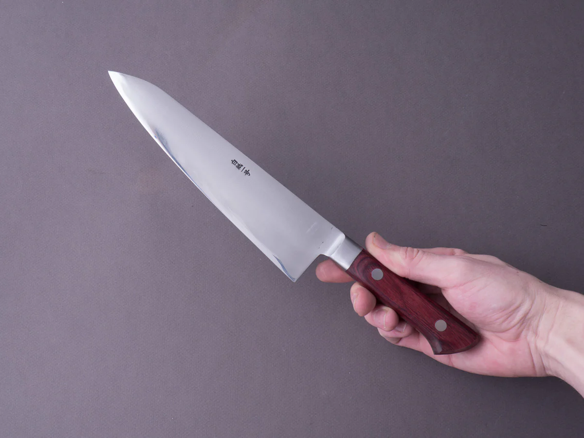Goko Hamono - Kogetsu - Mono White #1 - 210mm Gyuto - Western Handle - Image 7