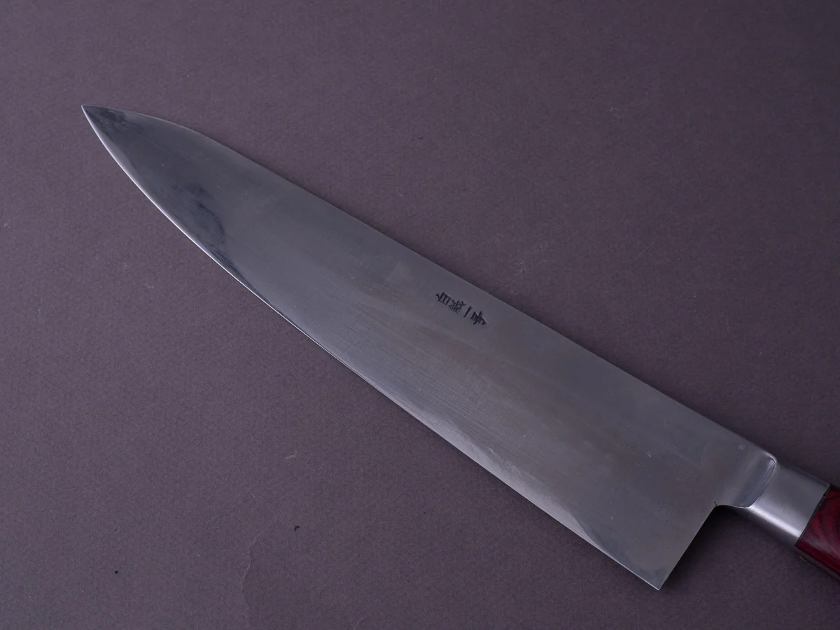 Goko Hamono - Kogetsu - Mono White #1 - 240mm Gyuto - Western Handle - Image 7