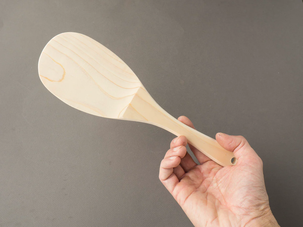 Komon - Hinoki Rice Scooper - Extra Large - Image 3
