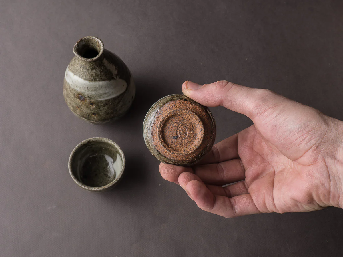 Komon - Mr. & Mrs. Shinohara - Gift Set B004 - Hakeme Sake Set - Image 11