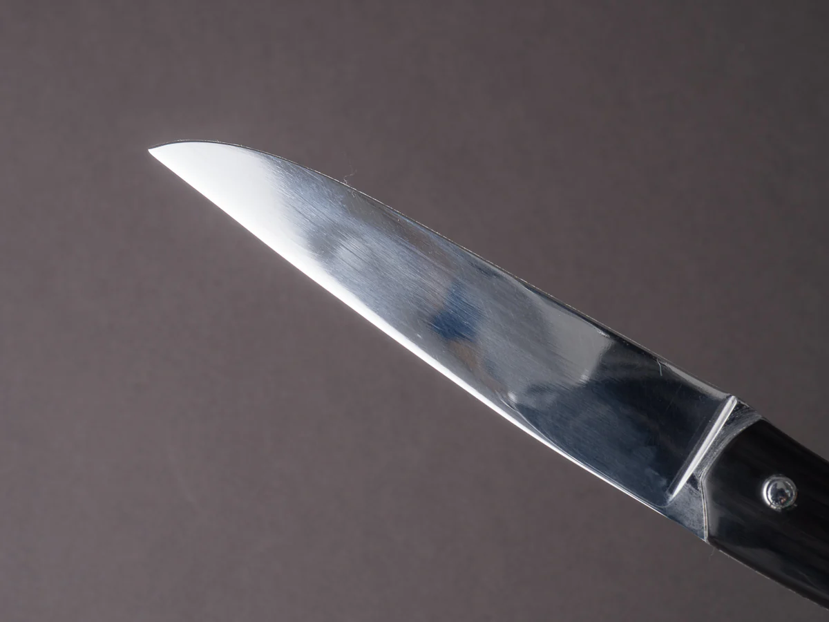 Laguiole en Aubrac - 110mm Mistral - Black Buffalo Horn - Image 3