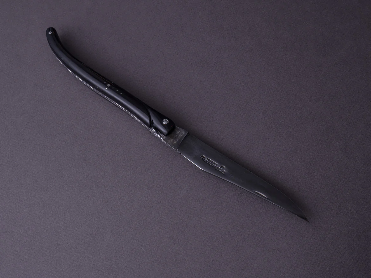 Laguiole en Aubrac - Folding Knife - 14cm Laguiole - Black Horn Handle - Image 2