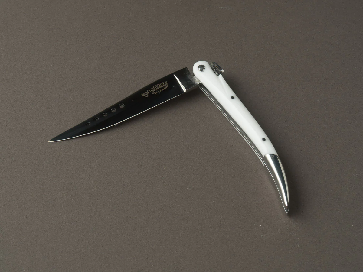 Laguiole en Aubrac - Folding/Pocket Knife - 12cm Laguiole - Concorde White