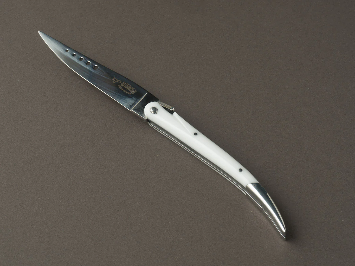Laguiole en Aubrac - Folding/Pocket Knife - 12cm Laguiole - Concorde White - Image 2