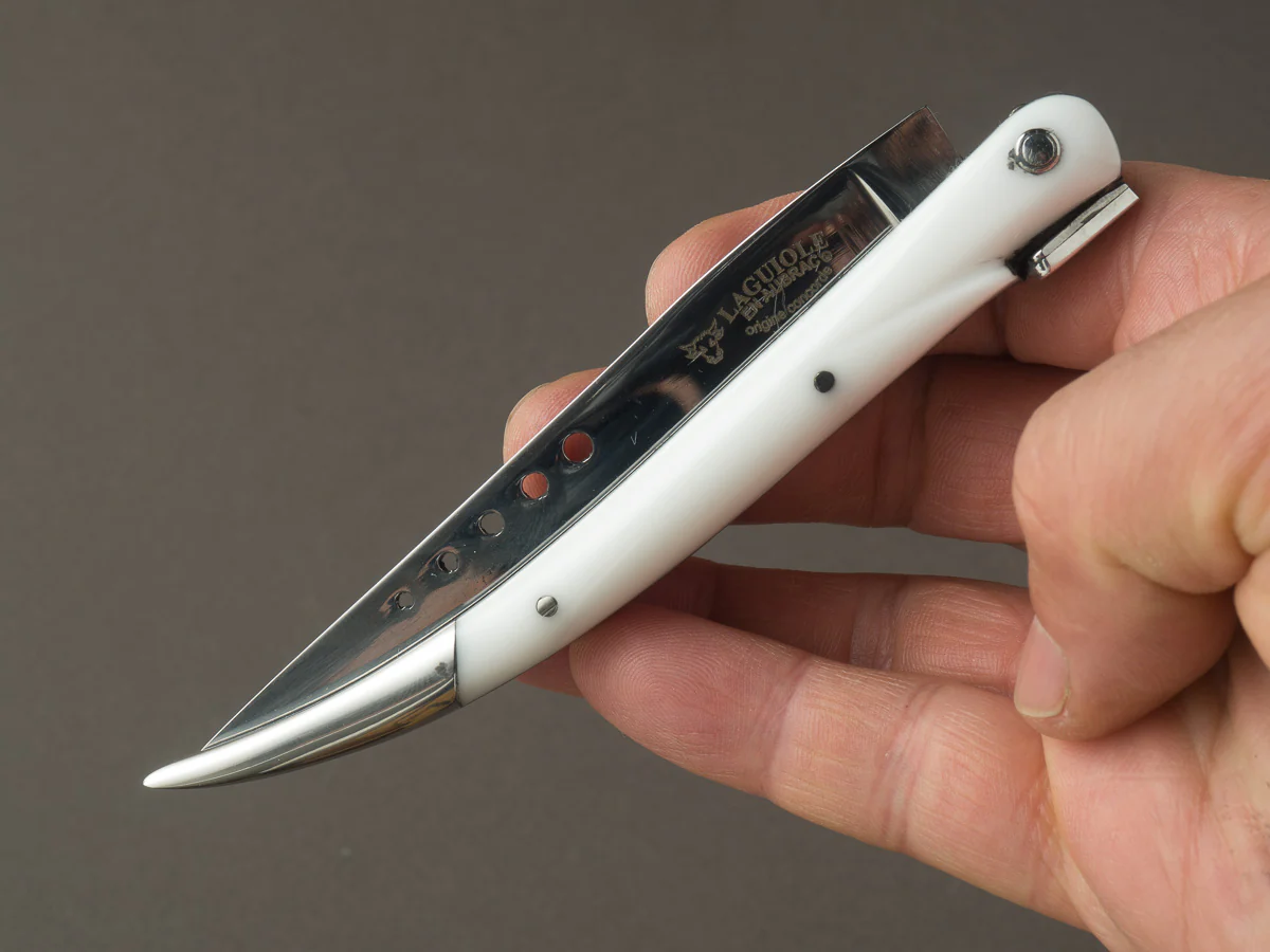 Laguiole en Aubrac - Folding/Pocket Knife - 12cm Laguiole - Concorde White - Image 5
