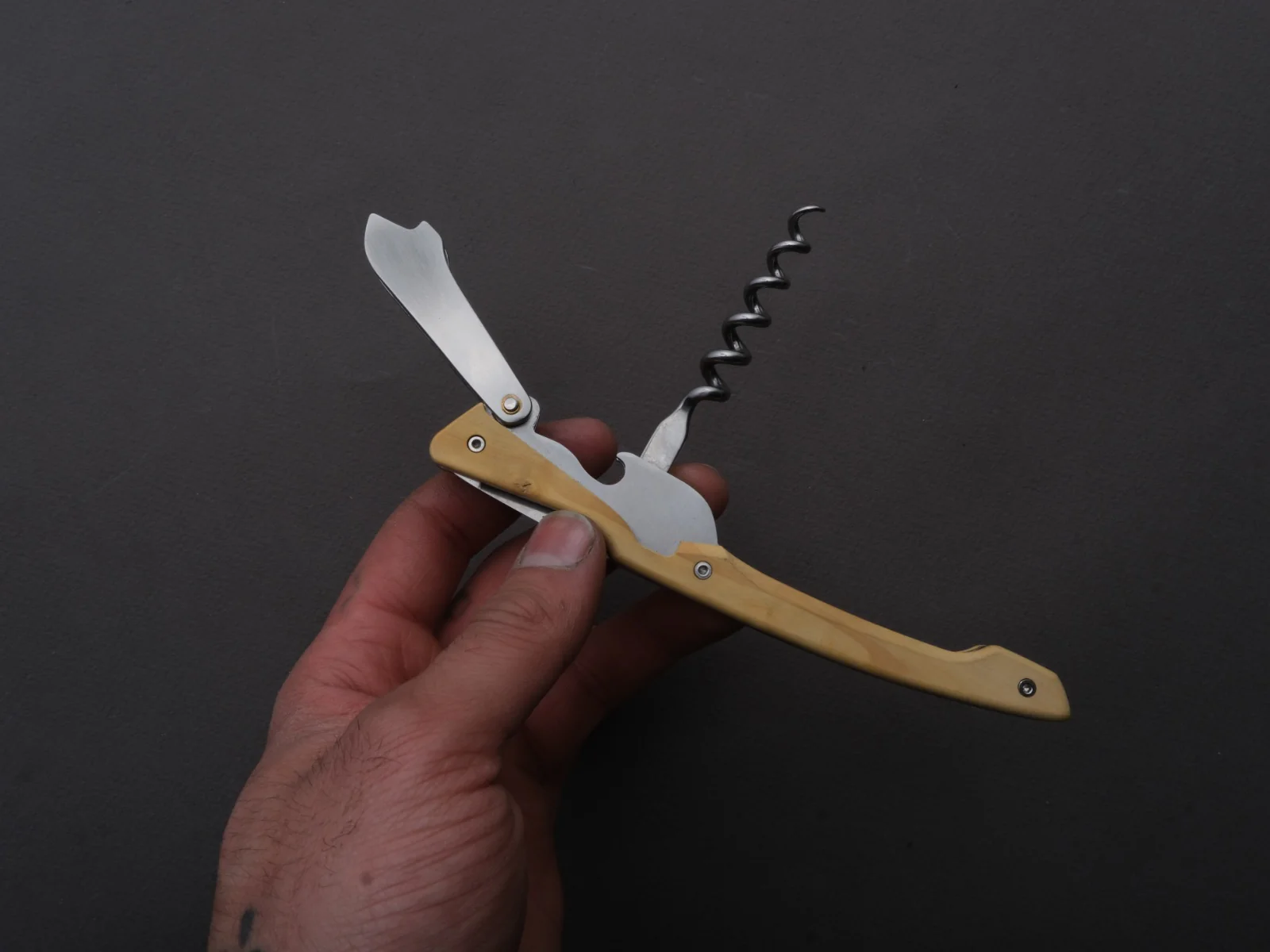 Chambriard - Sommelier/Wine Key - Le Thiers - "Paulee" - Boxwood Handle - Image 4