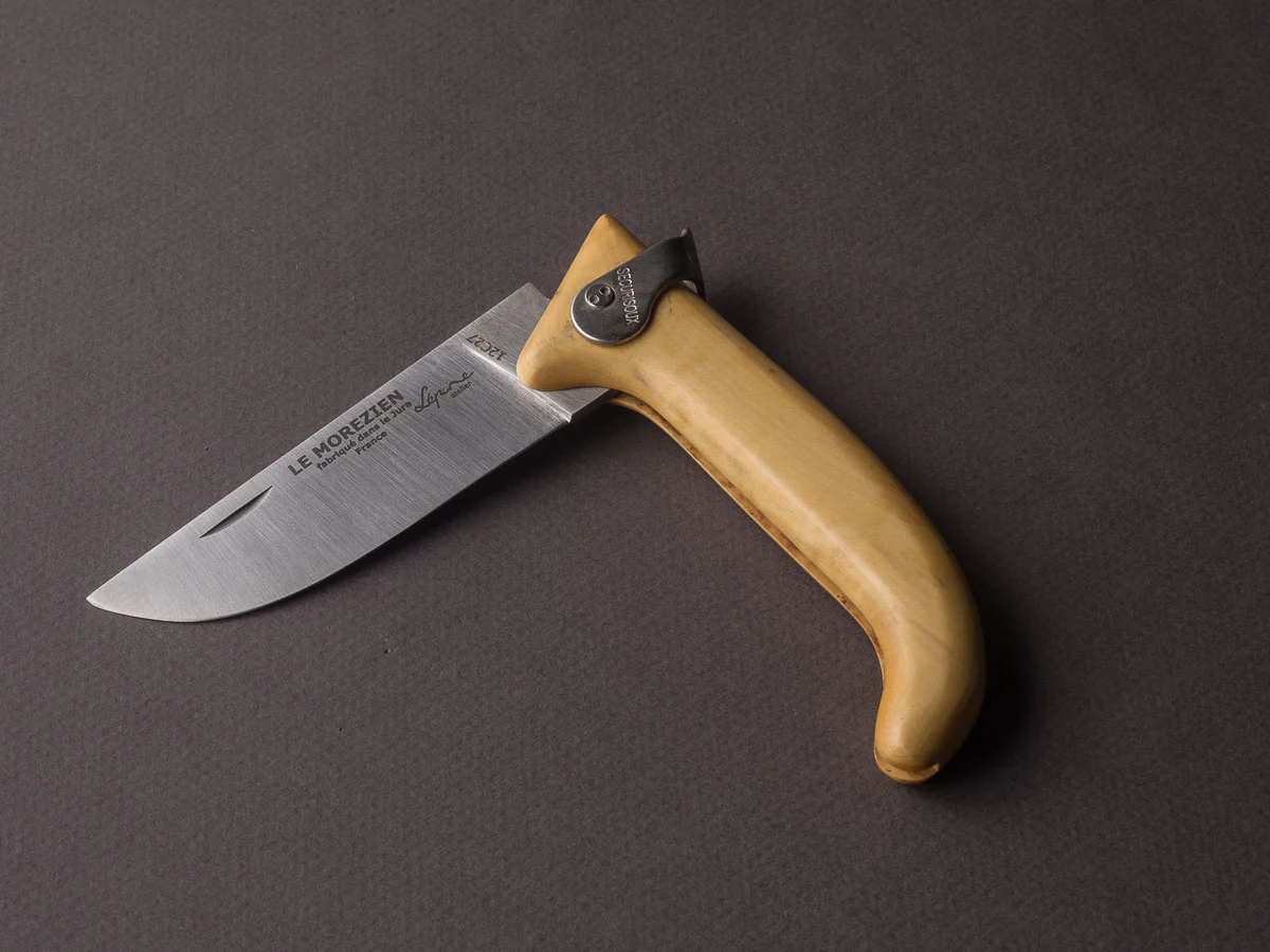 Lepine - Folding Knife - Le Morezien 80mm - Securizoux Lock - Boxwood Tree Handle