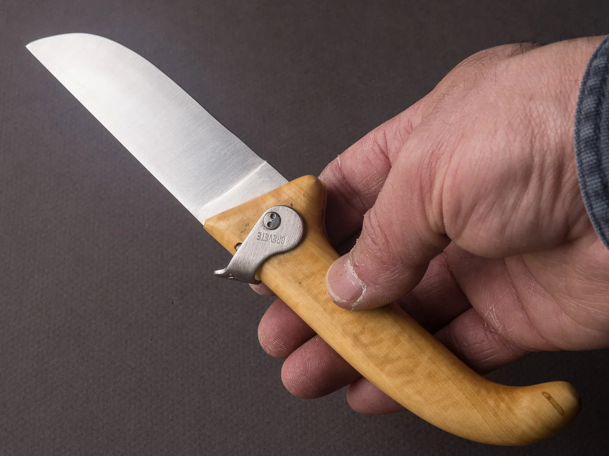 Lepine - Folding Knife - Le Morezien 80mm - Securizoux Lock - Boxwood Tree Handle - Image 5