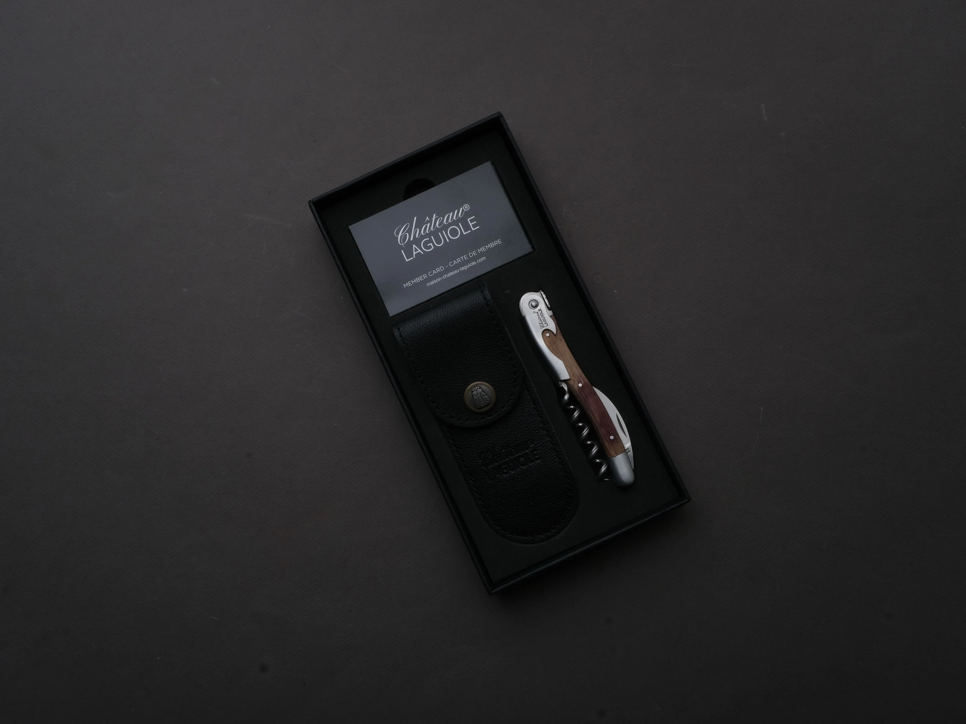 Ligne W - Sommelier/Wine Key - Château Laguiole - Oak Barrel