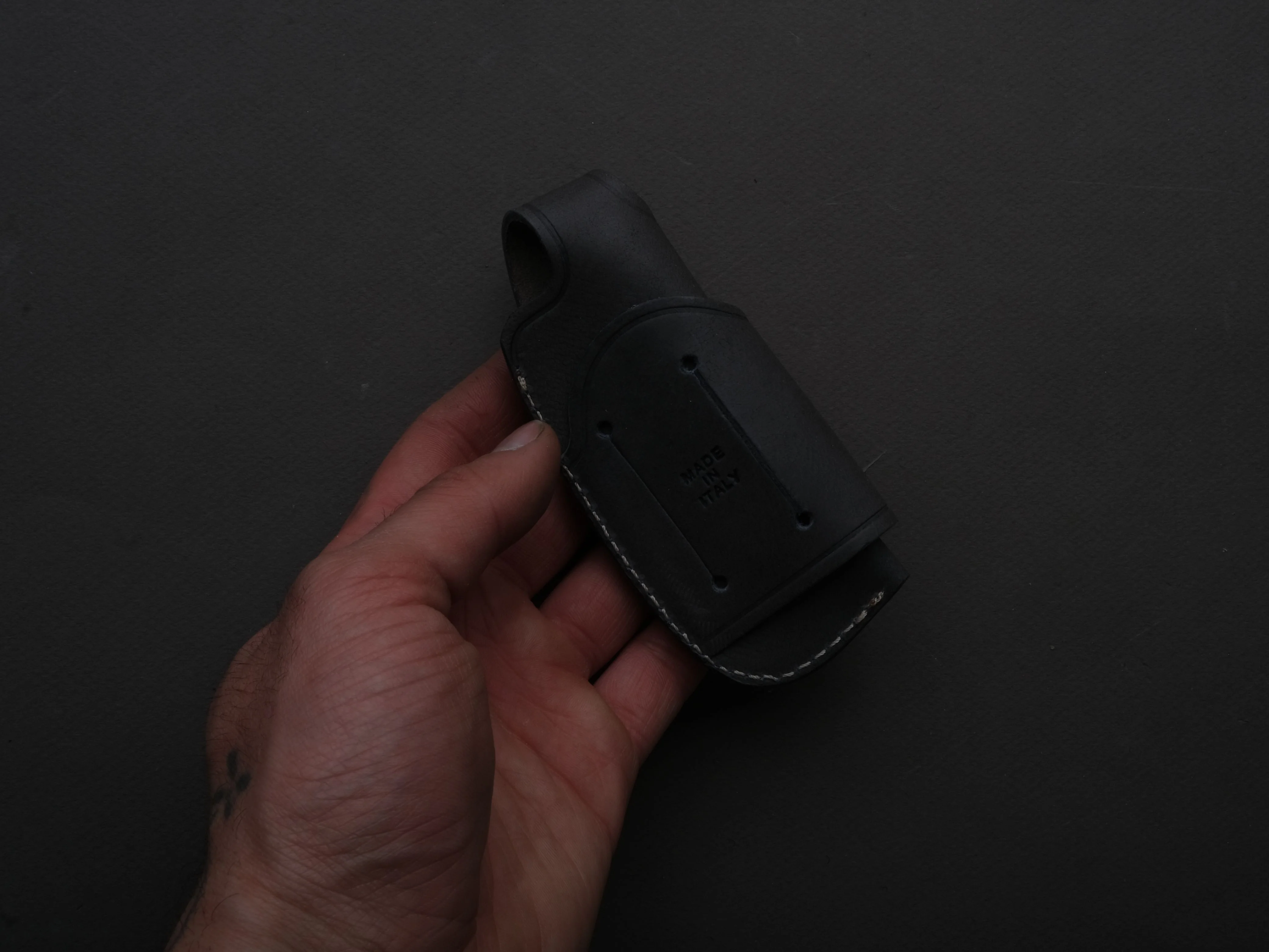 lionSTEEL - Belt Pouch - Vertical/Horizontal - Blue Leather - Image 3
