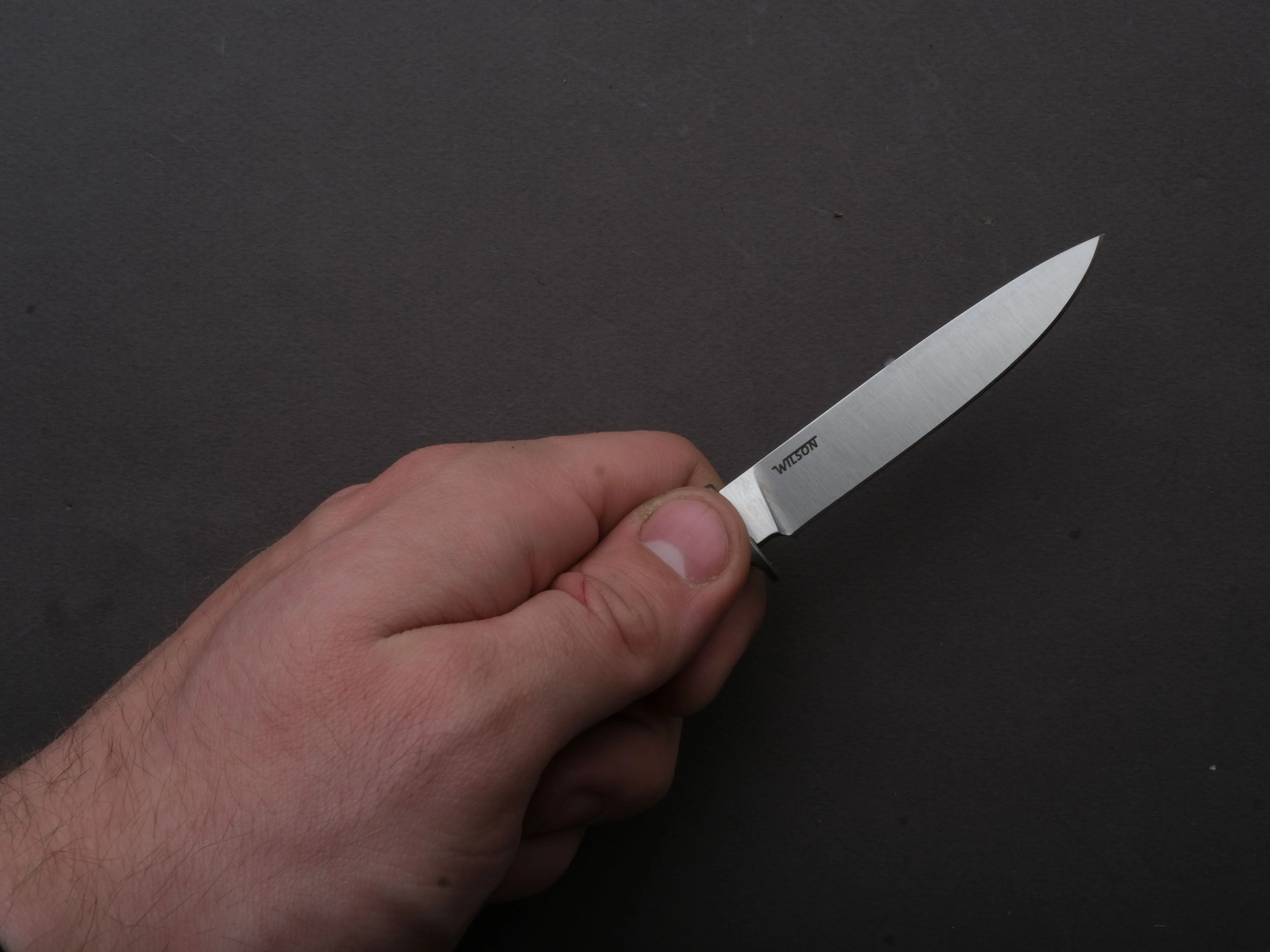 lionSTEEL - Fixed Blade - Ago - M390 - 80mm - Carbon Fiber - Leather Sheath - Image 4